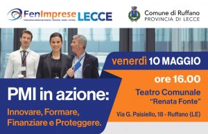 Evento 10 Maggio 2024: PMI in Azione - Innovare, Formare, Finzanziare e Progettare